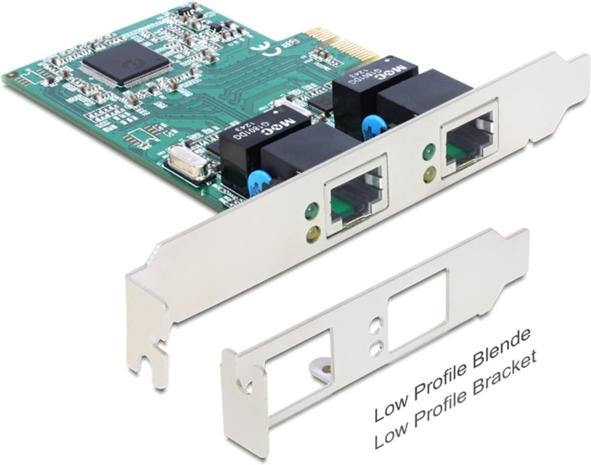 DeLOCK 89358 Intern Ethernet 1000Mbit/s netwerkkaart & -adapter