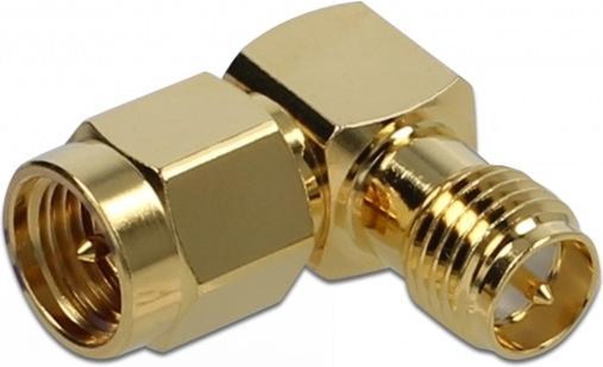 DeLOCK 89955 kabel-connector SMA, RP-SMA Goud