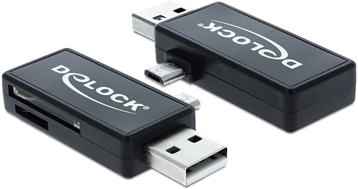 DeLOCK 91731 USB 2.0 Zwart geheugenkaartlezer