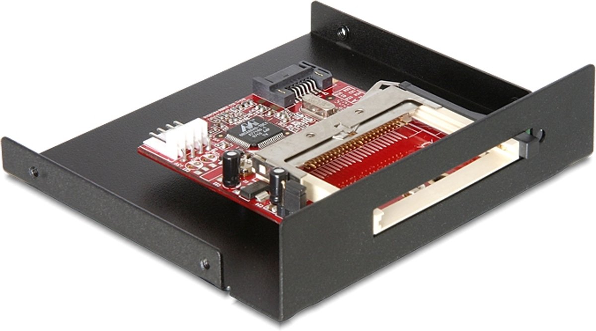 DeLOCK SATA Card Reader Zwart geheugenkaartlezer