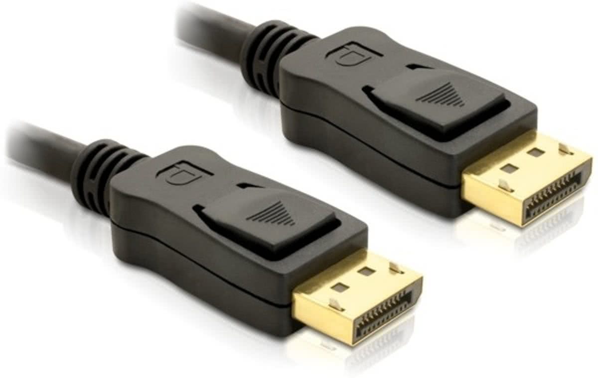 Delock - DisplayPort Beeldscherm Kabel - zwart - 5 meter