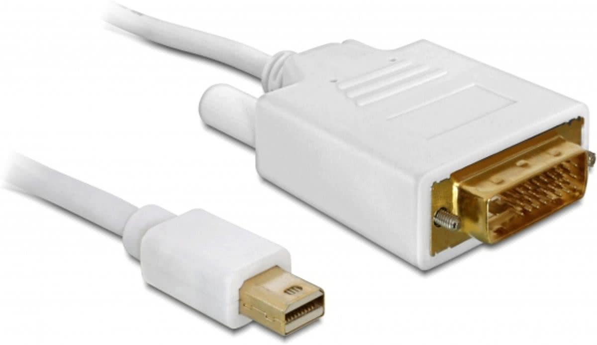 Delock - Mini DisplayPort -  DVI Kabel - Wit - 2.0 meter