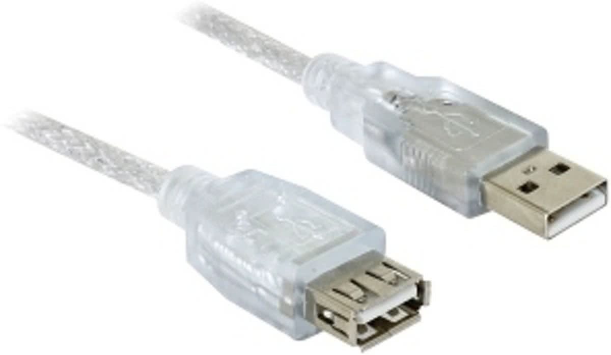 Delock USB 2.0 A Male naar USB 2.0 A Female - 1.8 m