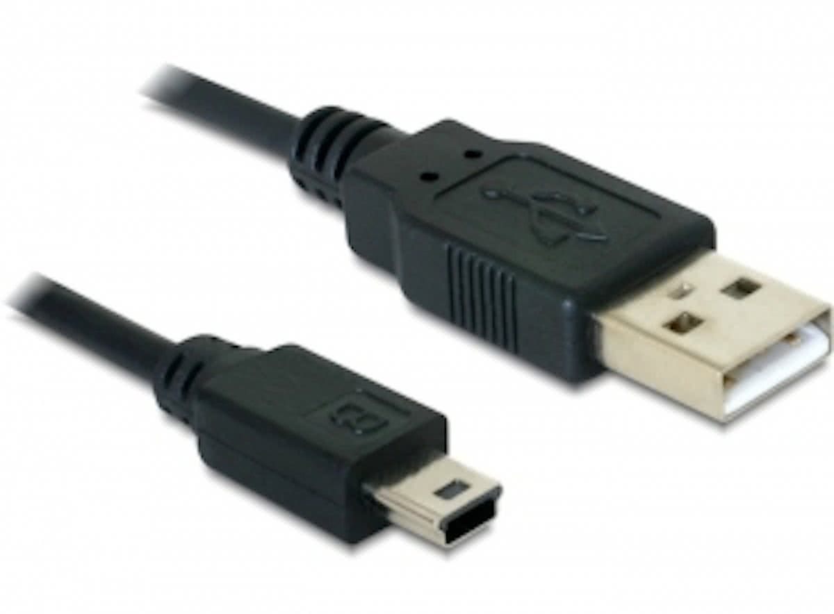 Delock USB 2.0 A Male naar USB 2.0 Mini Male - 0.70 m