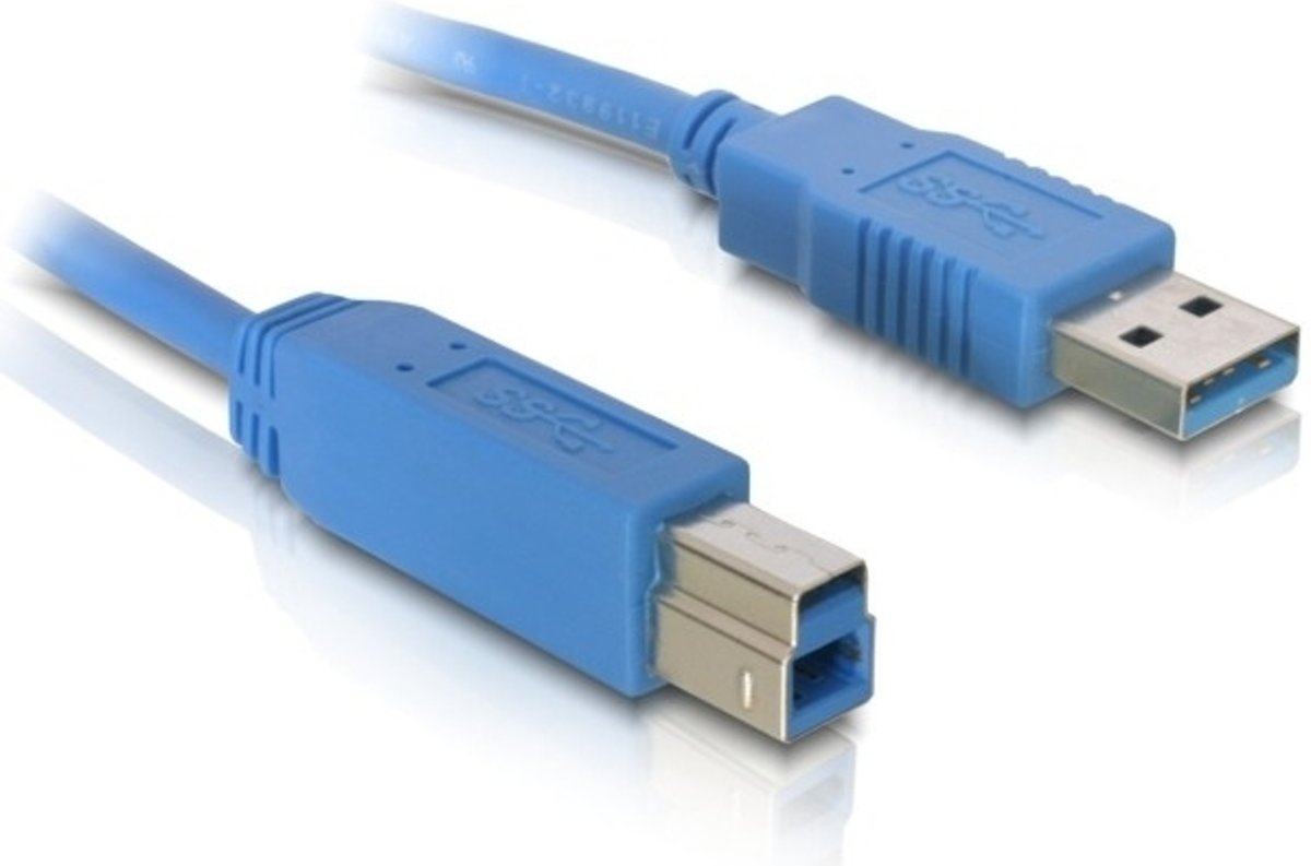 Delock USB 3.0 A Male naar USB 3.0 B Male - 1.8 m