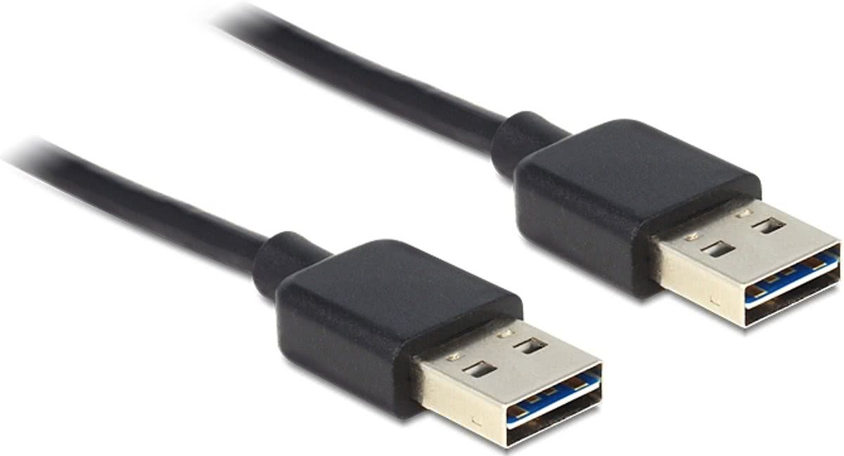 USB Kabel Delock A - A St/St 2.00m zw