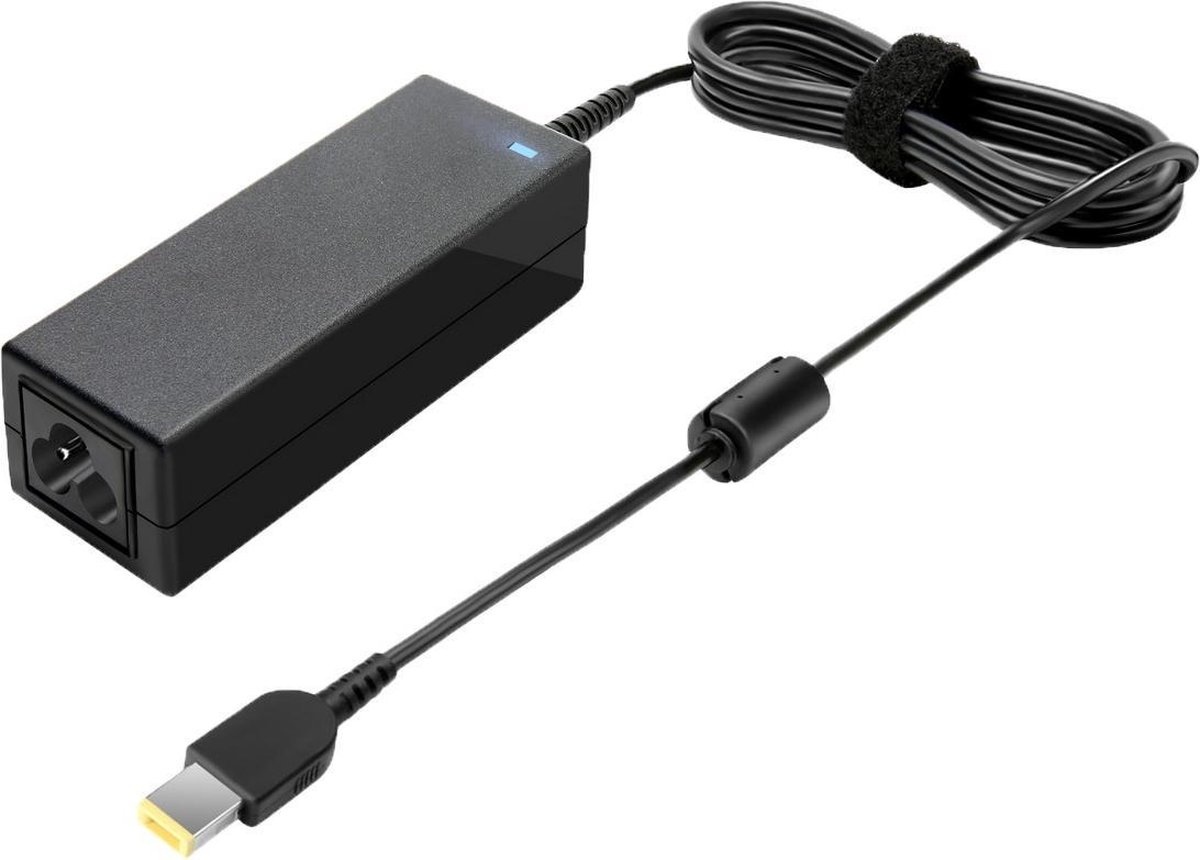 DELTACO-EPZI SMP-100, Voedingsadapter voor Lenovo ThinkPad T450S, 45W, 20V / 2.25A, USB-connector, Zwart