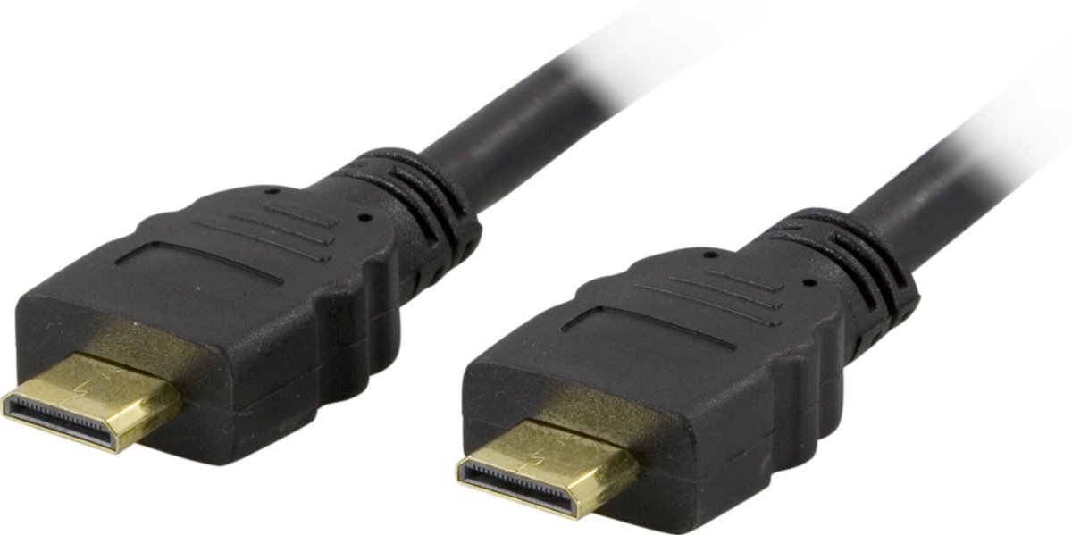 DELTACO HDMI-161 Mini HDMI naar Mini HDMI kabel - 1 meter