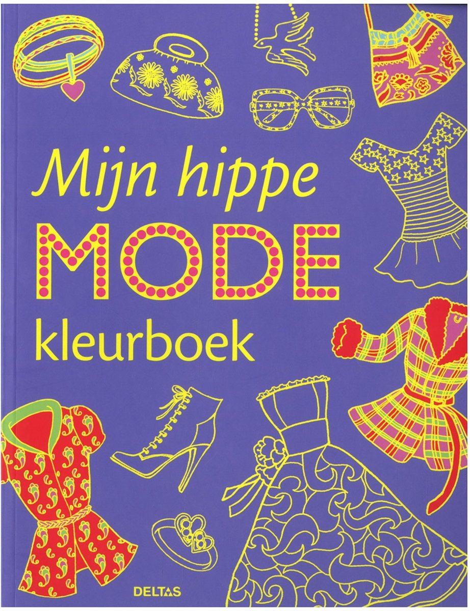 Kleurboek Hippe Mode