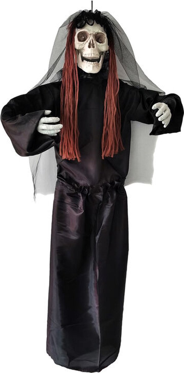 Halloween bruid hangend 140 cm meerkleurig