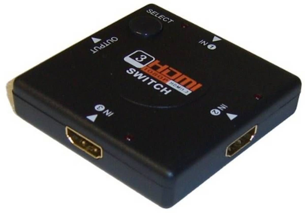 3 weg HDMI 1.3 switch / schakelaar HD-TV 1080P