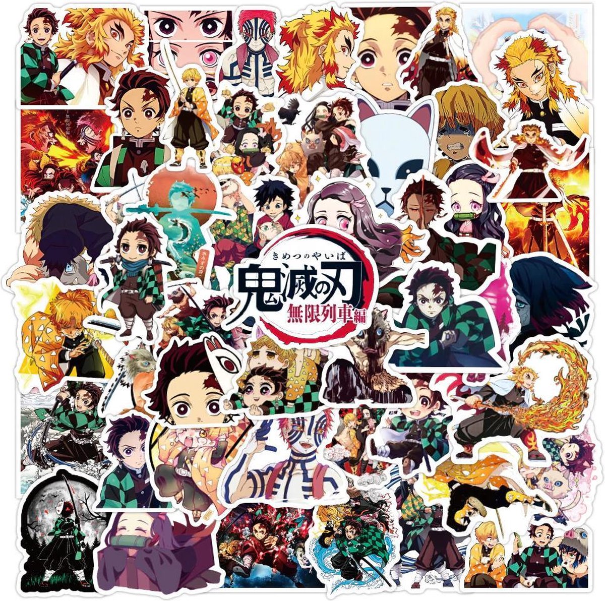 Demon Slayer Stickers - 50stuks - Stickers Volwassenen - Manga - Anime