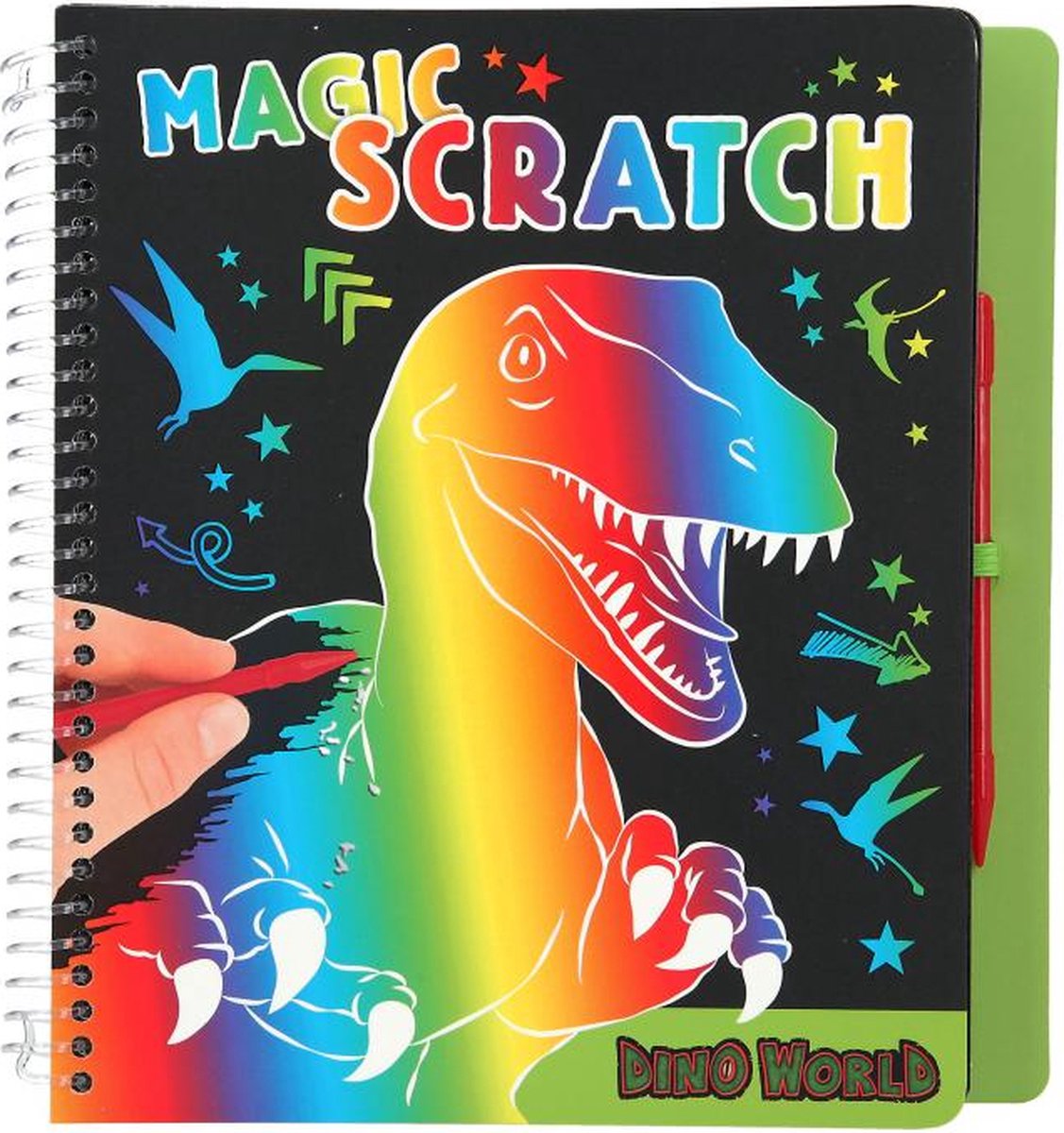 Dino World Magic Scratch boek