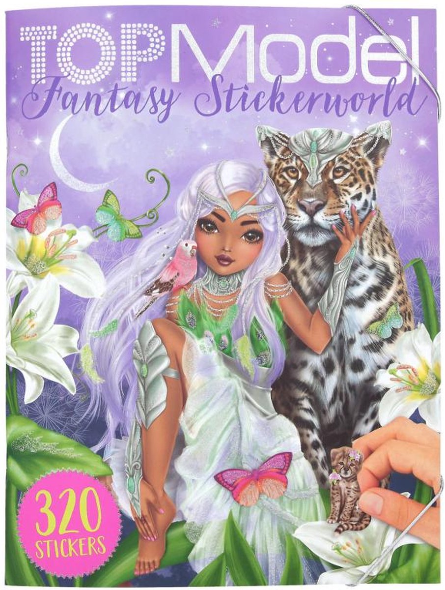 Topmodel Fantasy stickerworld Boek