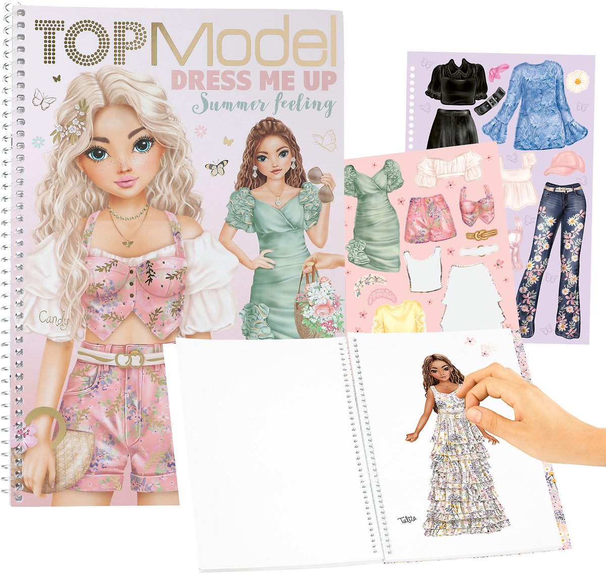   - TOPModel Dress me up stickerboek - SUMMER FEELING