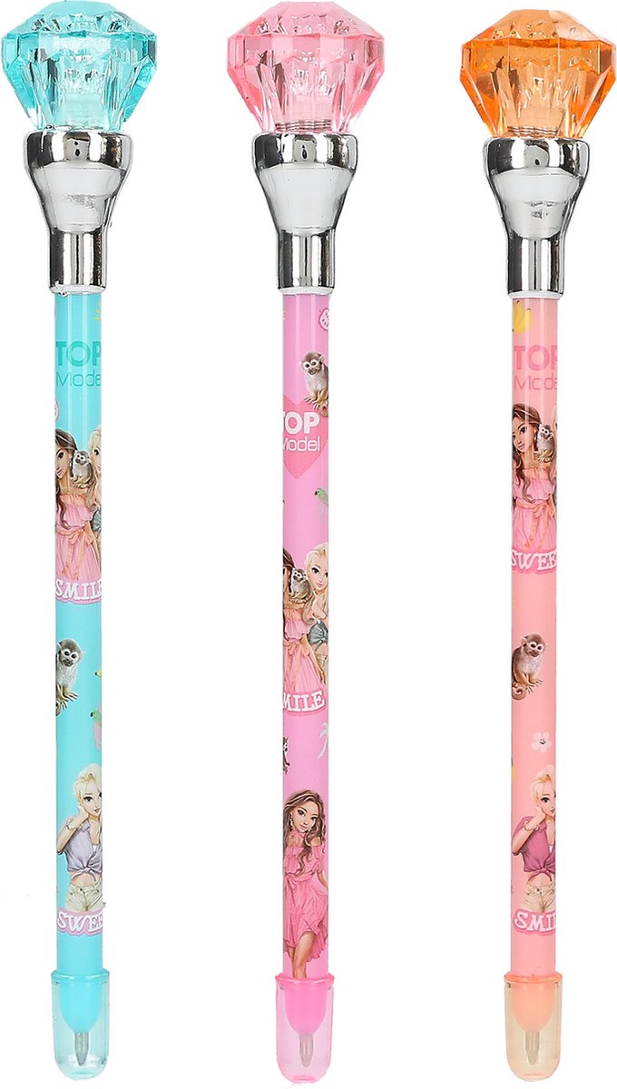   - TOPModel pen met lampje - JUICY - 1 stuk