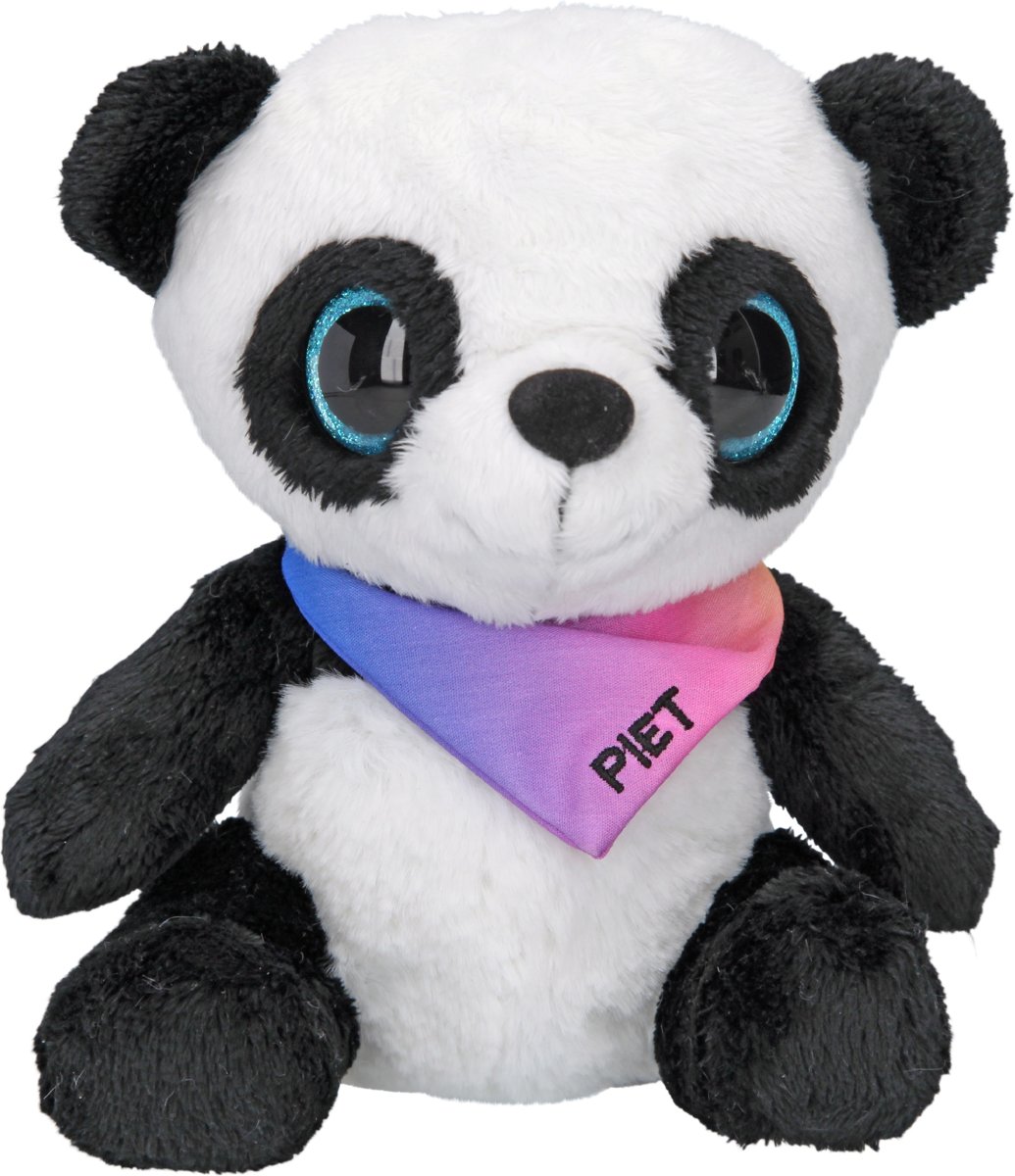 Depesche Snukis knuffel panda Piet, 18cm