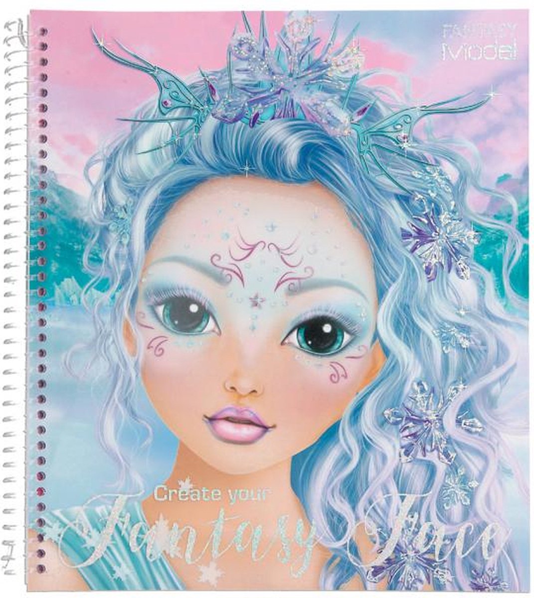 Kleurboek Create Your Fantasy Face Top Model