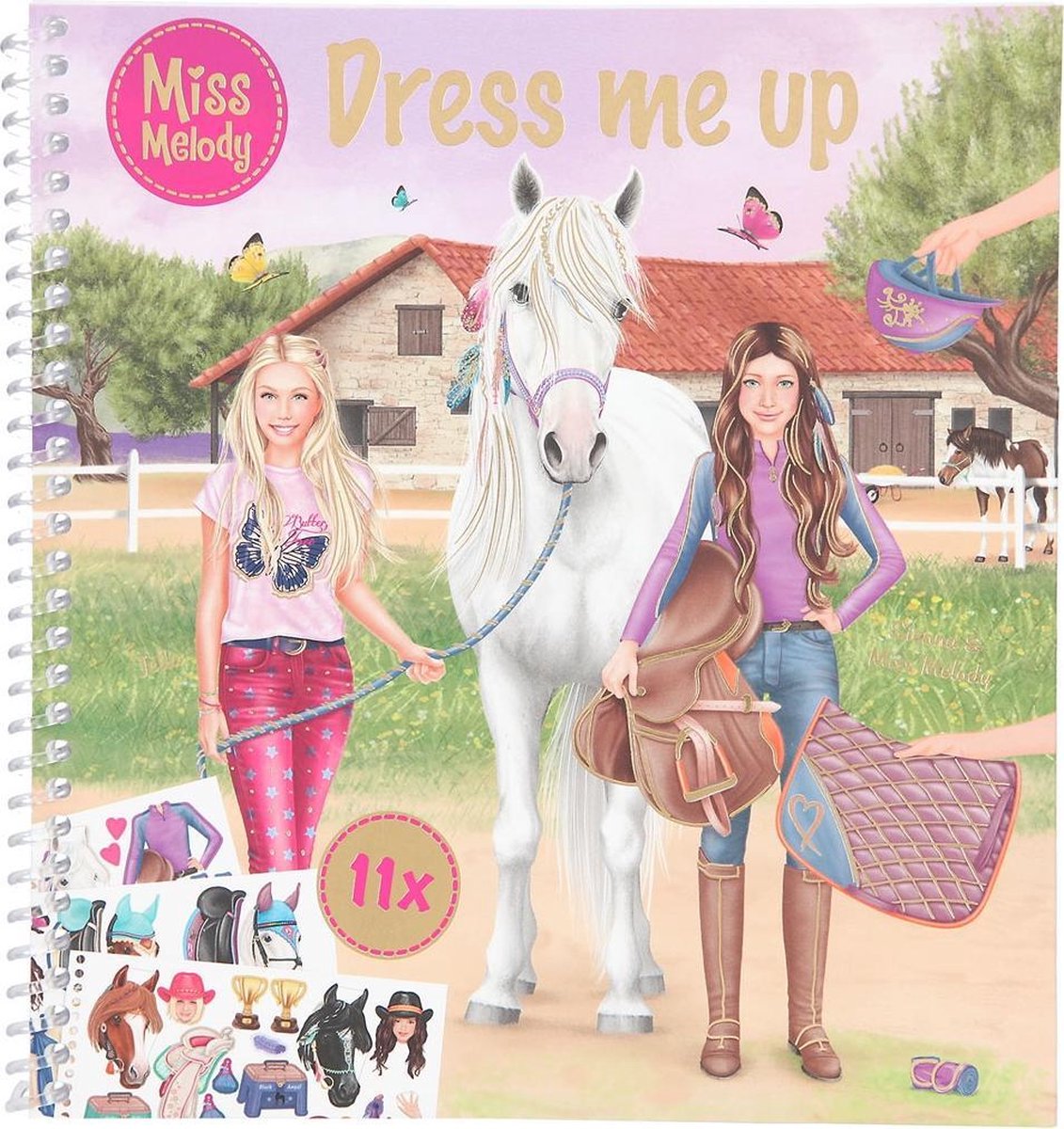 Miss Melody Dress me up stickerboek