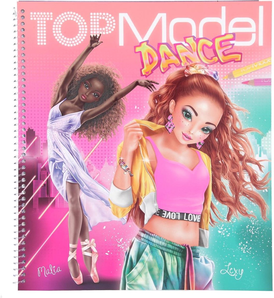 TOPModel DANCE kleurboek