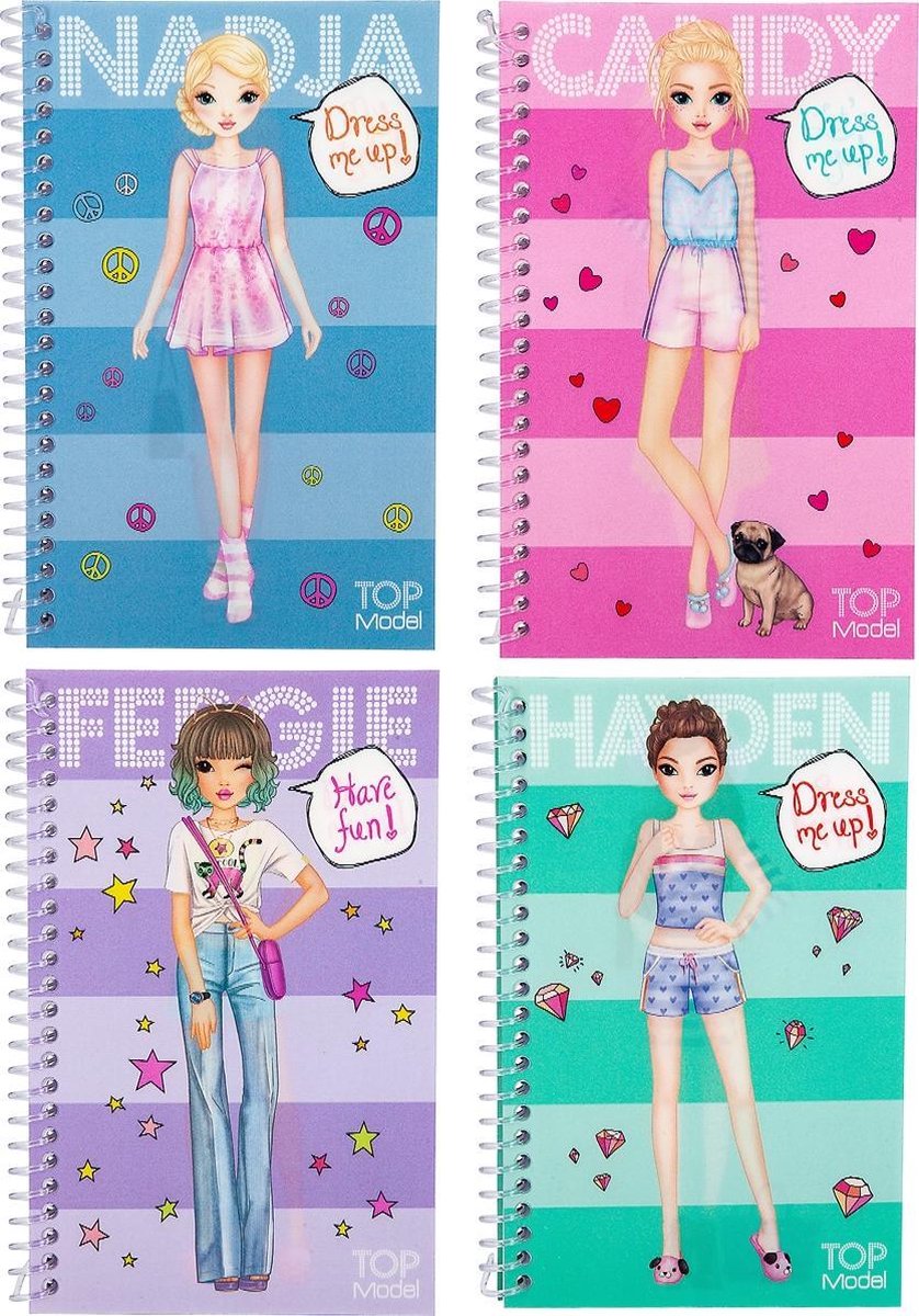 TOPModel Dress Me Up stickerboek