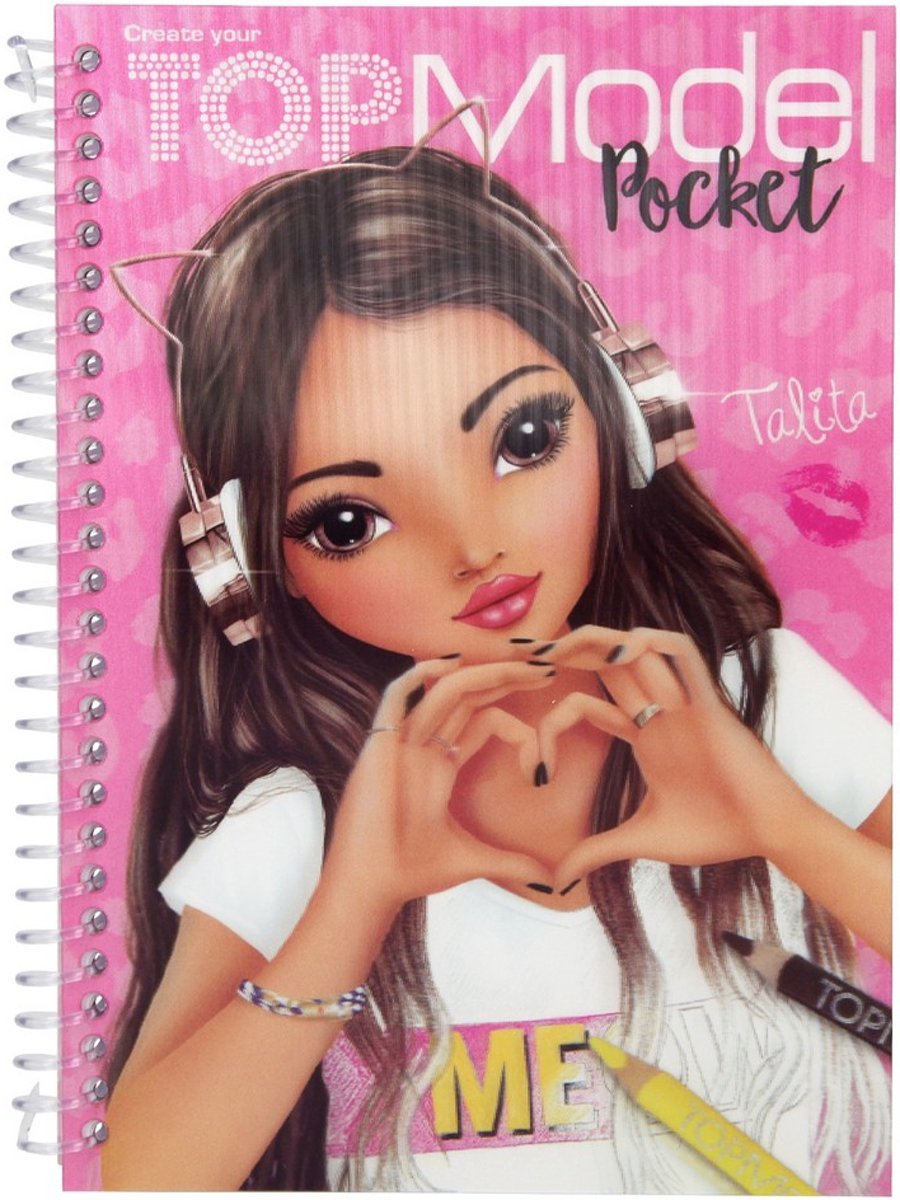 TOPModel pocket kleurboek 3D Roze