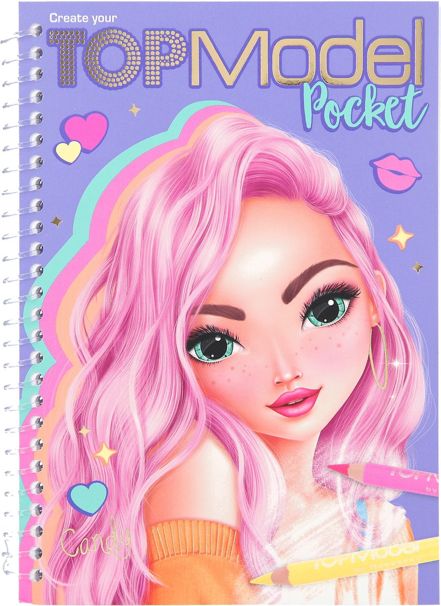 TOPModel pocket kleurboek