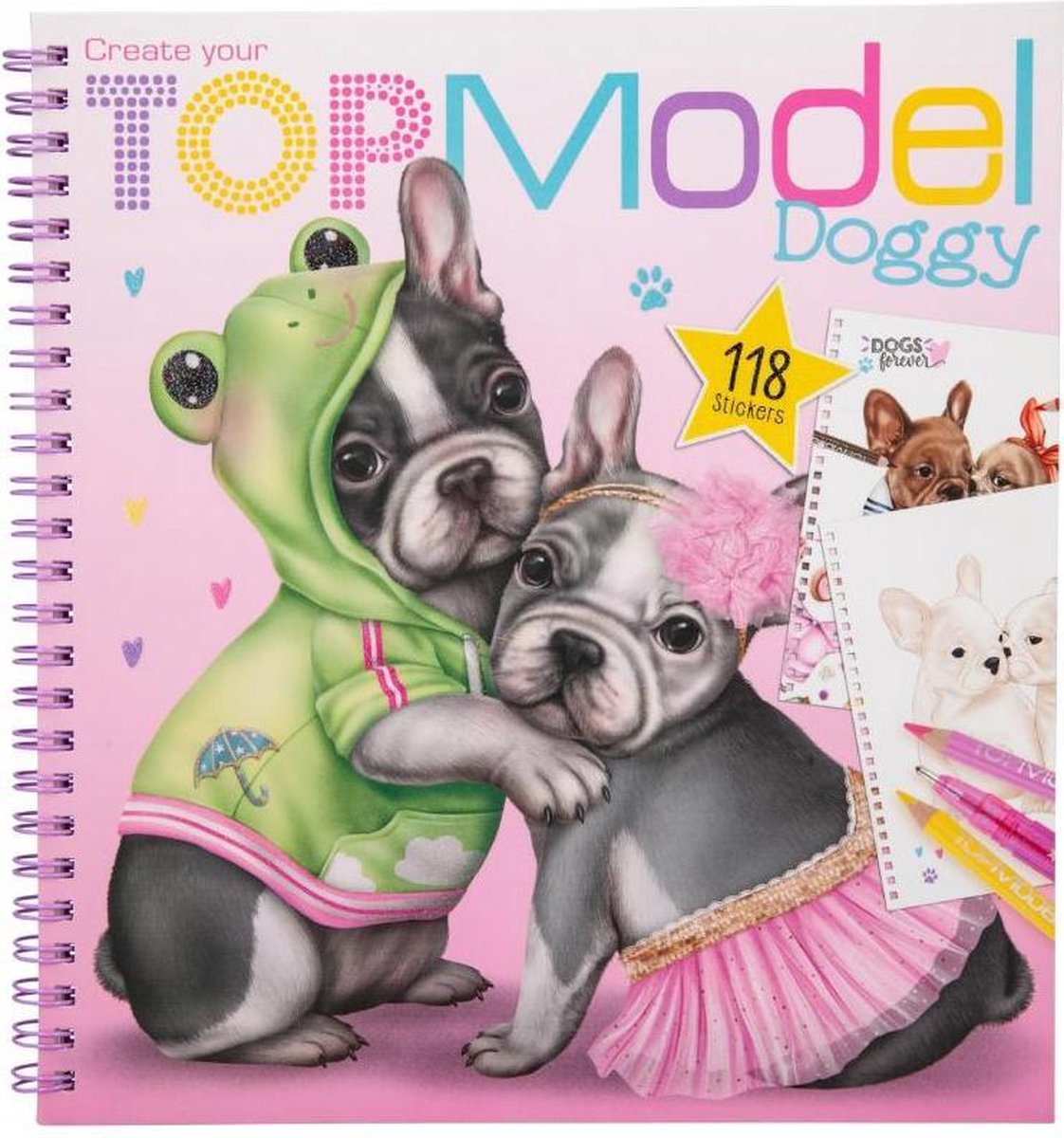 Topmodel Kleurboek - Hondjes incl. 118 Stickers