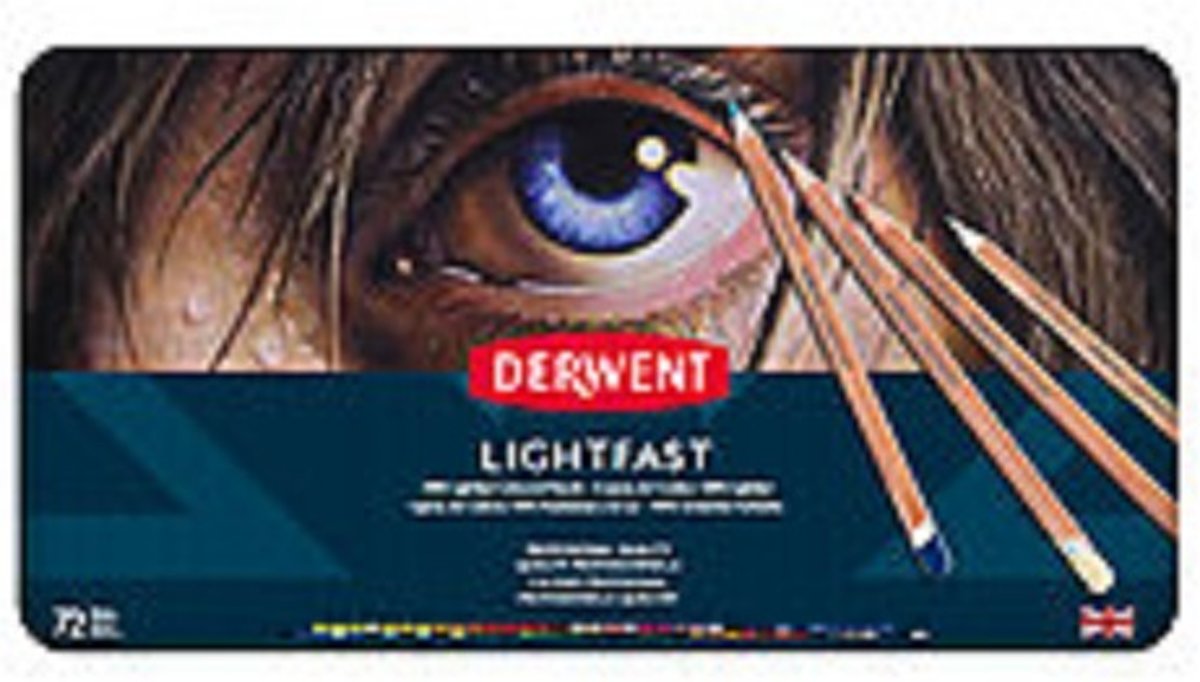 Derwent Lightfast blik 72 stuks