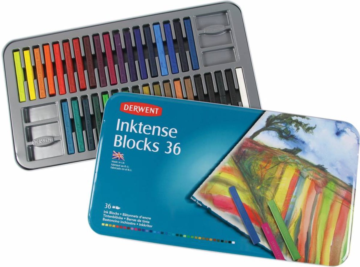 Inktense Blocks blik met 36