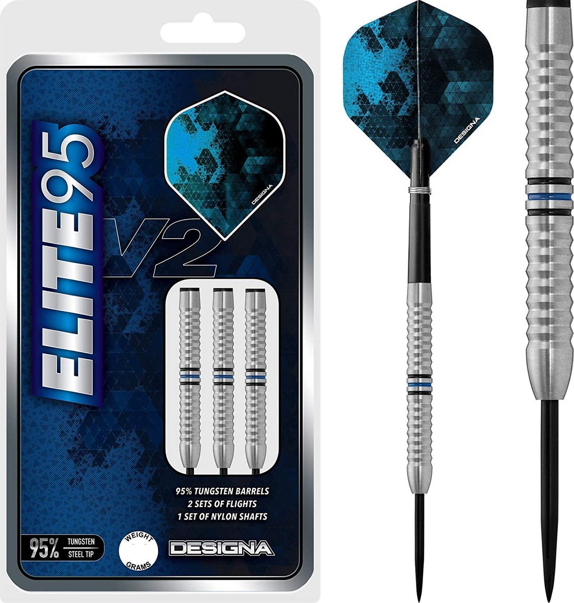 Designa Darts Elite 95 Vex Grip M3 26 gram