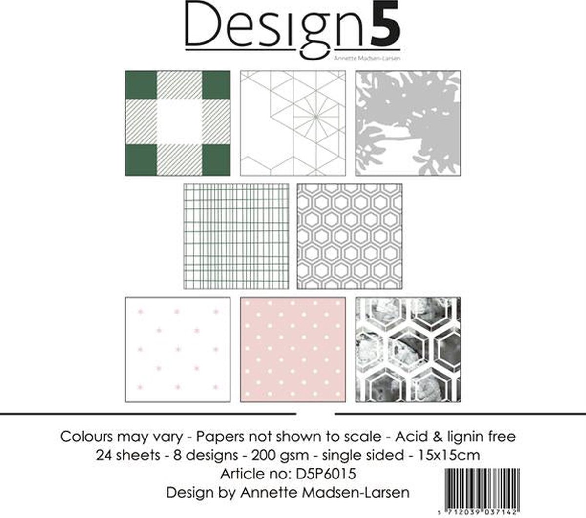 Cosmo Floral 6x6 Inch Paper Pack (D5P6015)