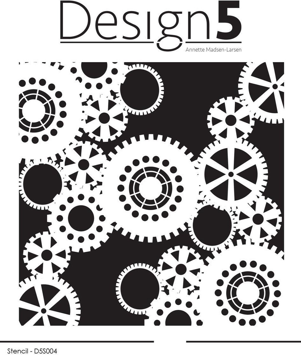 Gears Masking Stencil (D5S004)