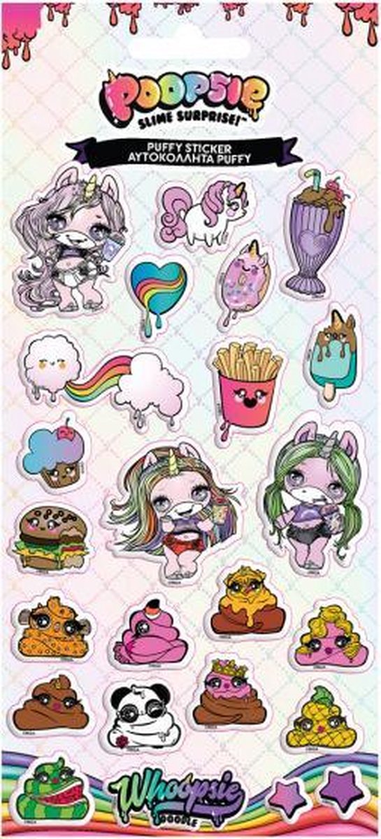 stickervel Poopsie meisjes 22 x 10 cm papier