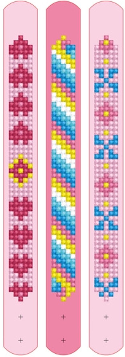 Armbanden Dotzies 3 stuks: Pinks