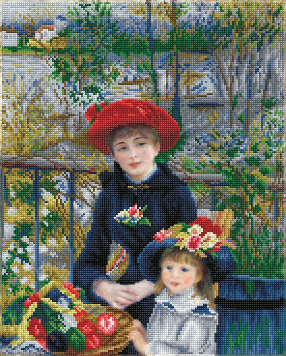 DD10.039 Diamond Dotz® - 42x52cm Two Sisters on the Terrace ((après Renoir)