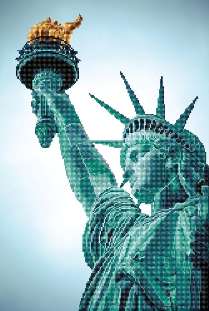 DD12.052 Diamond Dotz® - 47x70cm Statue of Liberty