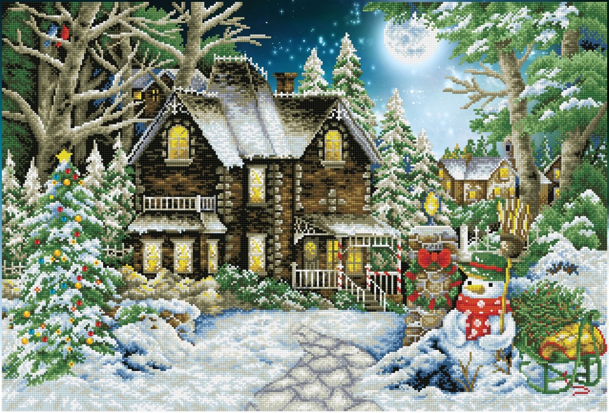 DD15.020 Diamond Dotz® - 90x61cm Winter Wonderland