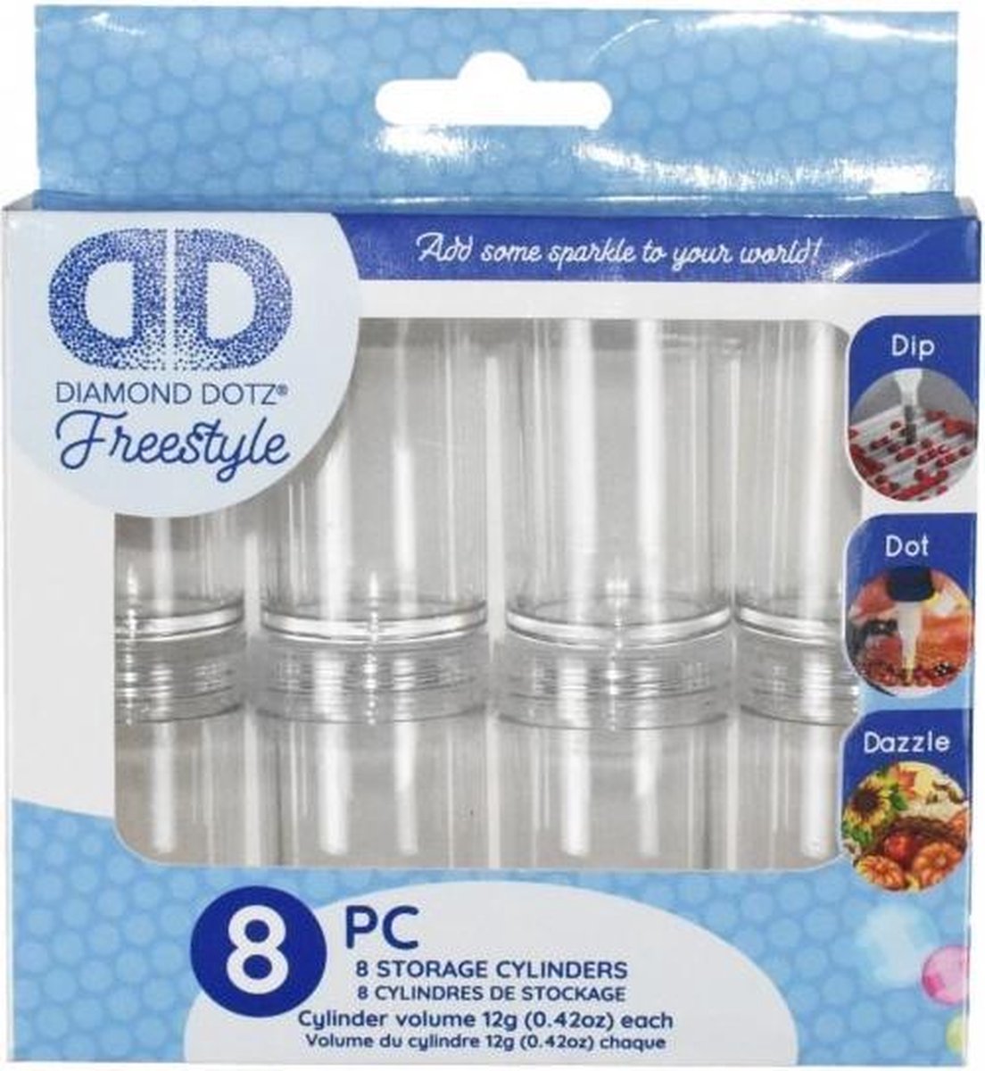 DDA.098 DOTZ® - FREESTYLE EMPTY CYLINDERS 8 PACK