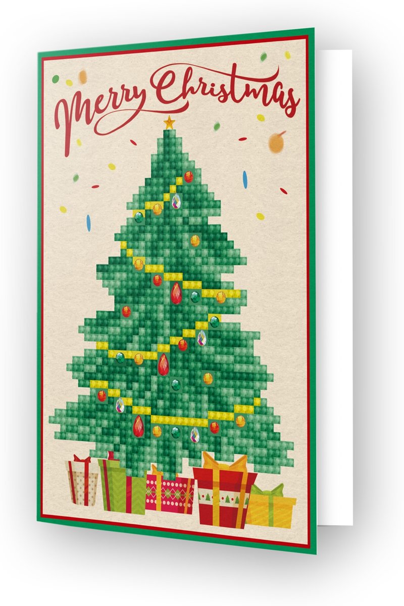 DDG.014 Diamond Dotz® - Greeting Card MERRY CHRISTMAS TREE