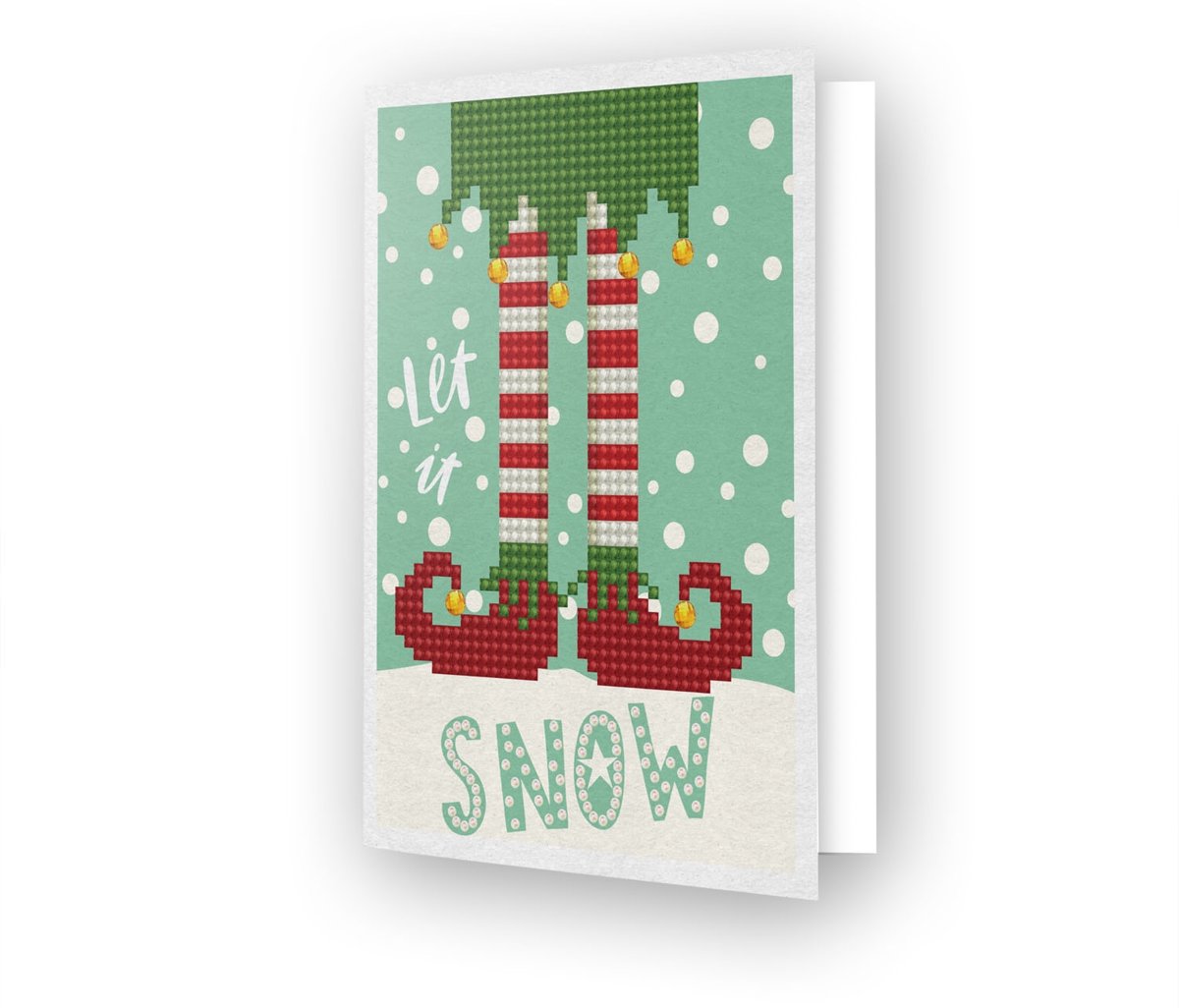 DDG.021  ® - Greeting Card LET IT SNOW