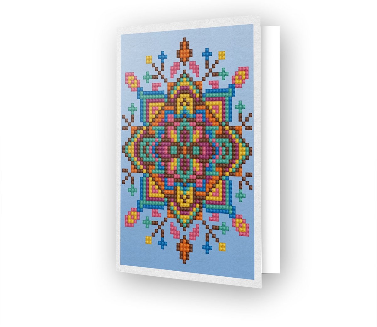 DDG.022 Diamond Dotz® - Greeting Card BLUE STAR