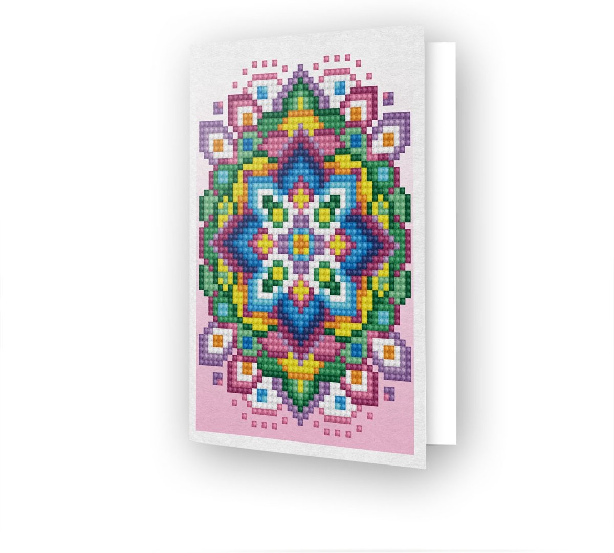 DDG.024 Diamond Dotz® - Greeting Card PINK STAR