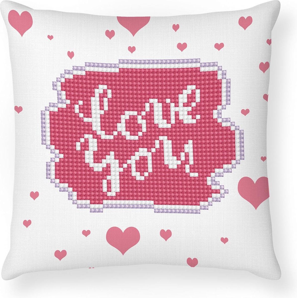 DDP2.039 Diamond Dotz® - 18cmx18cm kussen Love You Mini Pillow