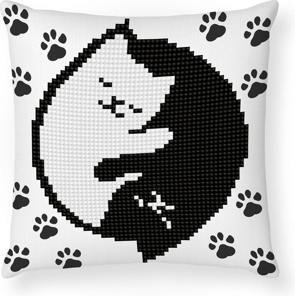 DDP2.041 Diamond Dotz® - 18cmx18cm kussen Kitty Glow Mini Pillow