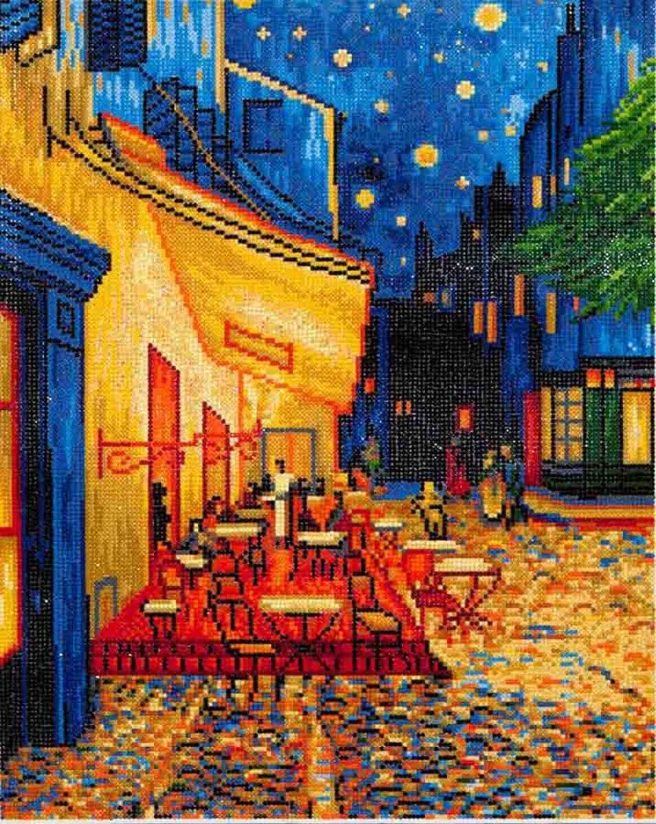 Diamond Dotz   painting Cafe at Night, Van Gogh (52x42 cm)