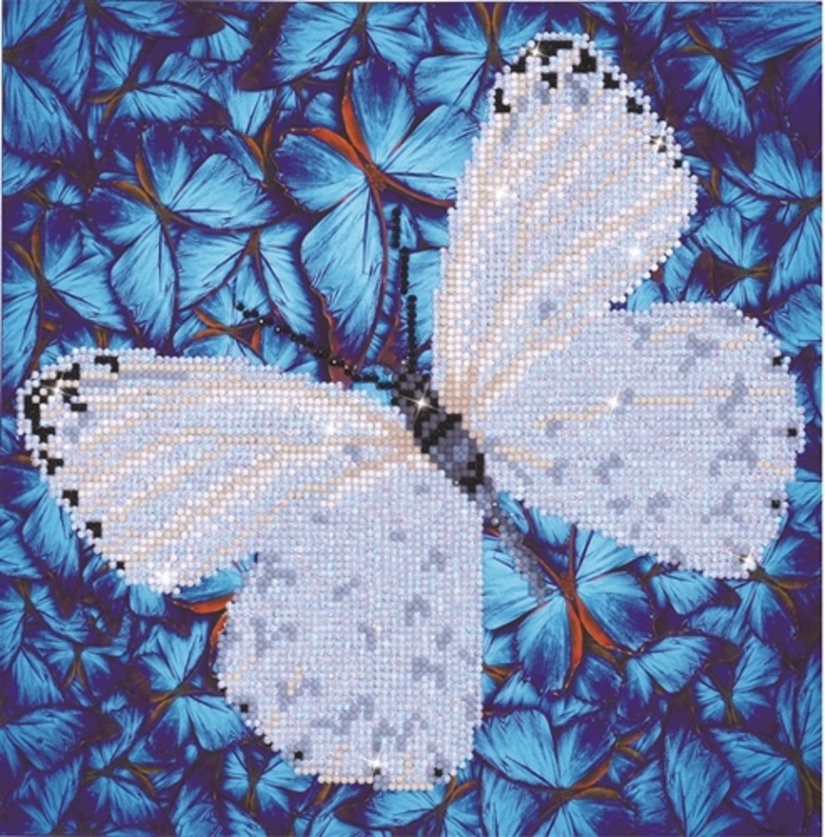 Diamond Dotz Flutterby White