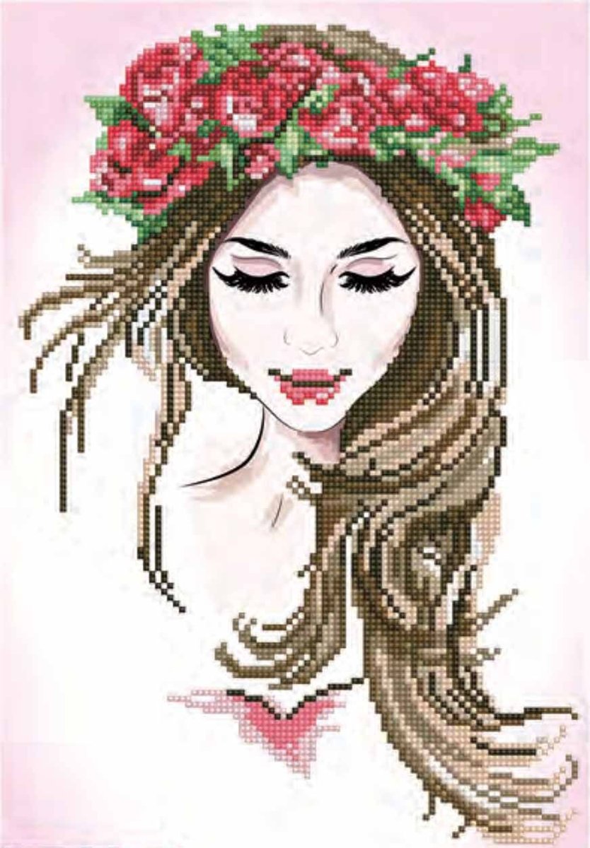 Diamond Dotz� Garland Beauty - Diamond Painting (28x41 cm)