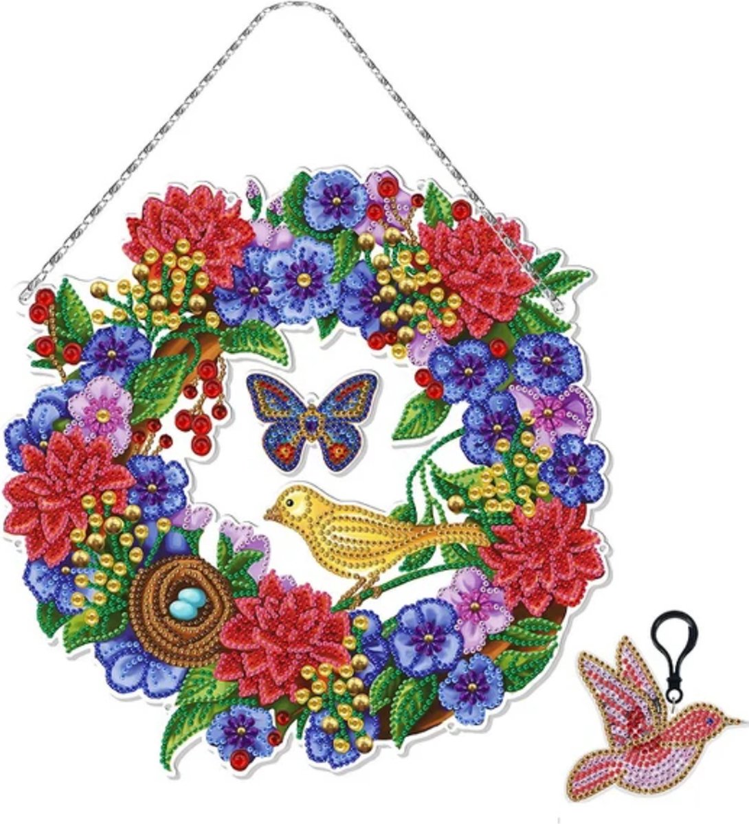 Raamhanger 07 - Diamond painting - compleet pakket - Diamond painting by Wietske