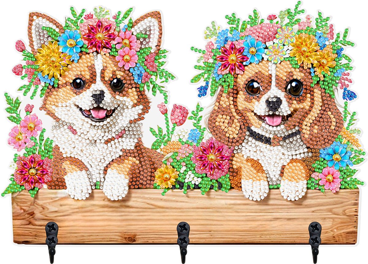 Sleutelrekje - GYG10 - diamond painting - compleet pakket - Diamond painting by Wietske